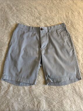J. Crew Light Blue Mercantile Flex Flat Front Chino Shorts